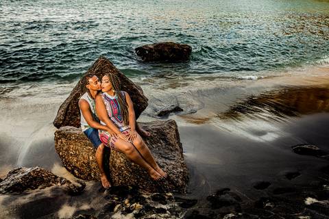 pre wedding praia vermelha - larissa e almir'