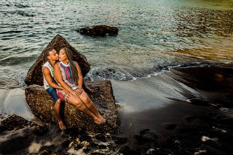 pre wedding praia vermelha - larissa e almir'