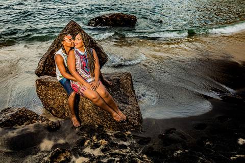 pre wedding praia vermelha - larissa e almir'