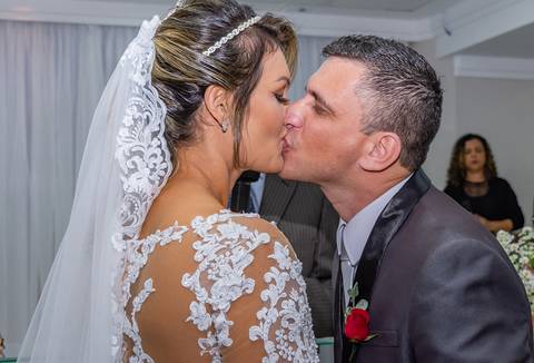 Casamento de Gustavo e Rita na Igreja Evangélica Vida - Serra - ES'