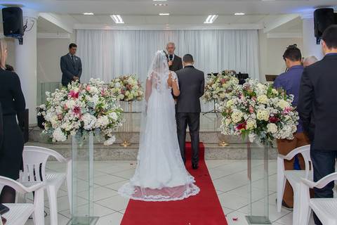Casamento de Gustavo e Rita na Igreja Evangélica Vida - Serra - ES'