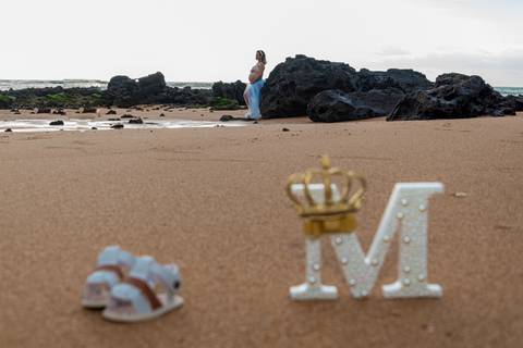 Ensaio gestacional - Praia de Manguinhos, Serra/ES'