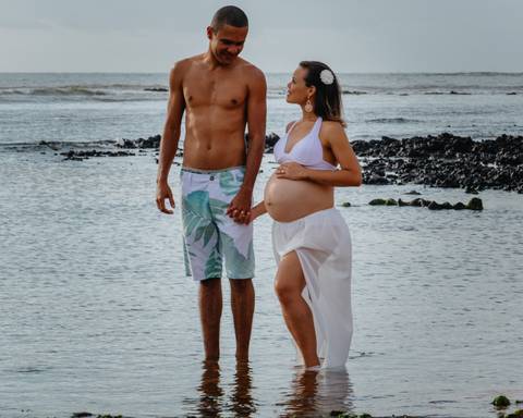 Ensaio gestacional - Praia de Manguinhos, Serra/ES'