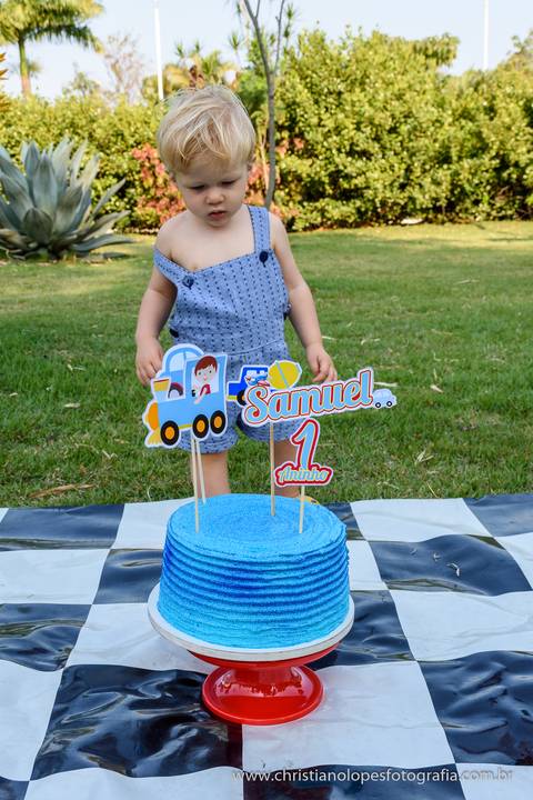 Primeiro aniversário do Samuel, o menino mais bonito que eu já vi.'