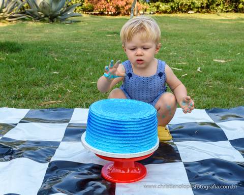 Primeiro aniversário do Samuel, o menino mais bonito que eu já vi.'