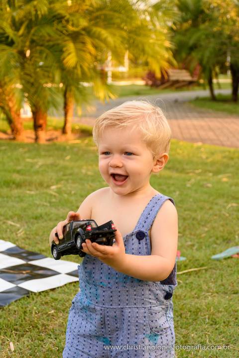 Primeiro aniversário do Samuel, o menino mais bonito que eu já vi.'