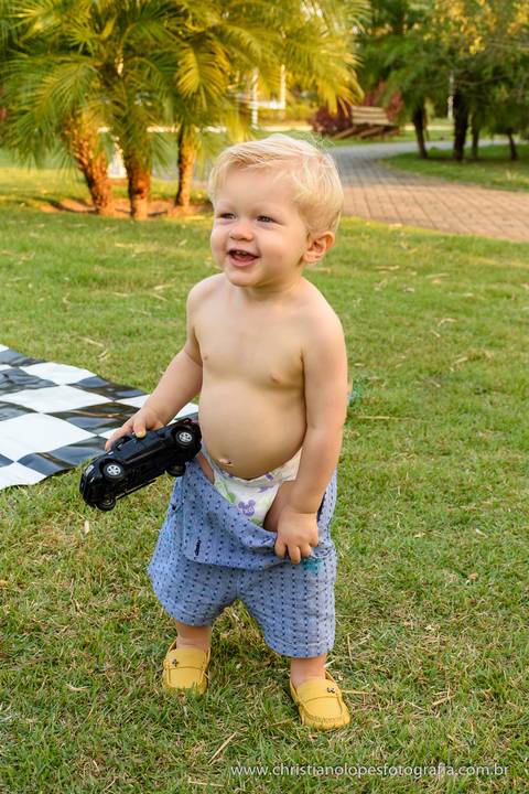 Primeiro aniversário do Samuel, o menino mais bonito que eu já vi.'