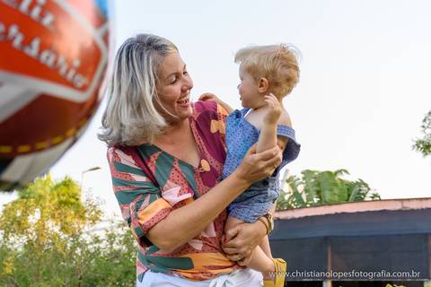 Primeiro aniversário do Samuel, o menino mais bonito que eu já vi.'