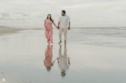 ensaio de casal na praia'