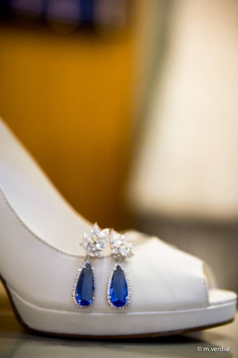 sapato de noiva'