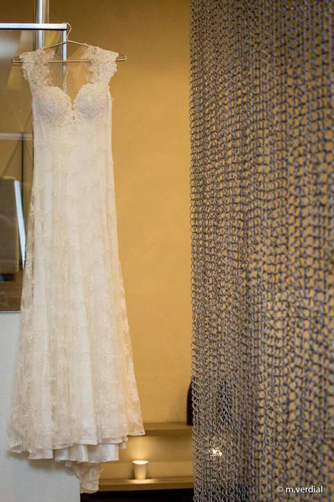 fotografia de vestido de noiva'