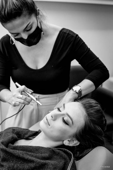 Debutante making off campinas Agnaldo Cabelos'