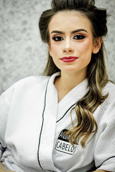 Debutante making off campinas Agnaldo Cabelos'