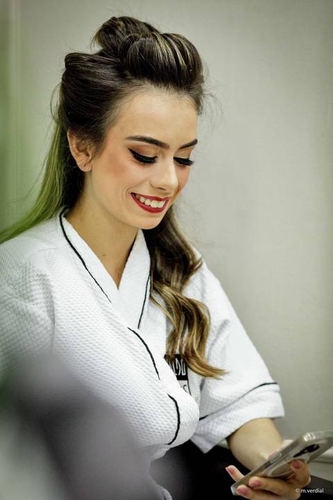 Debutante making off campinas Agnaldo Cabelos'