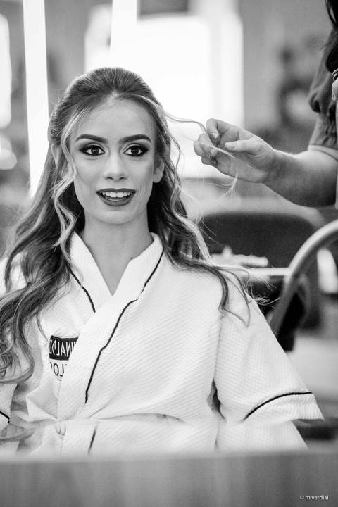 Debutante making off campinas Agnaldo Cabelos'