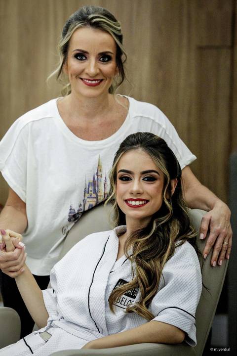 Debutante making off campinas Agnaldo Cabelos'