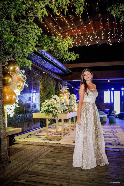 Fotografia de festa de 15 anos debutante Campinas'