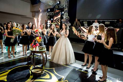 Fotografia de debutante Espaço Guanabara Campinas'