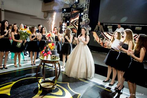 Fotografia de debutante Espaço Guanabara Campinas'