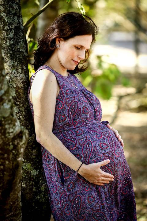 ensaio gestante vinhedo'