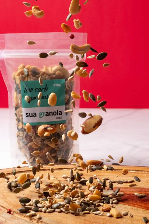 Fotografia de Alimentos em Estúdio em Belo Horizonte MG - granola'