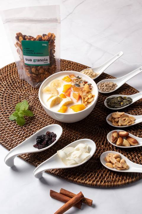Fotografia de Alimentos em Estúdio em Belo Horizonte MG - granola'