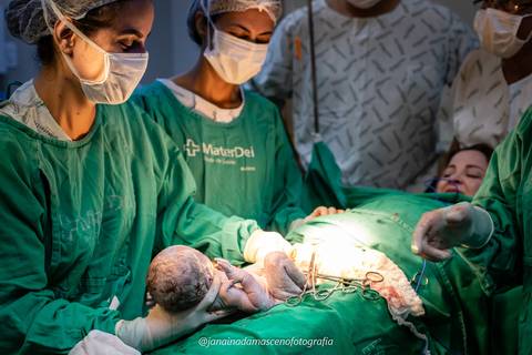 fotografia de parto mater dei'
