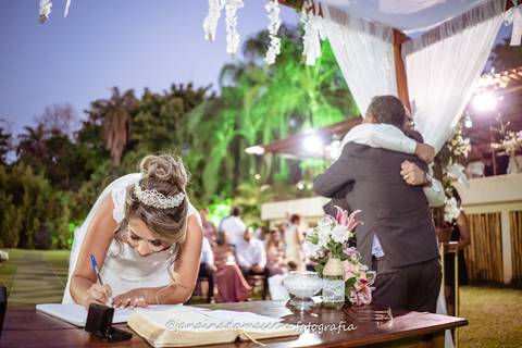 fotografia de casamento em sítio'