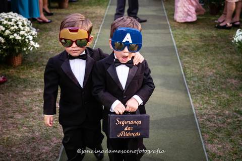 fotografia de casamento pajens'