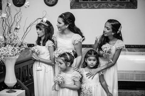 casamento odorai e dimitri preparação antes da entrada da noiva'