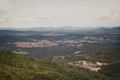 Turismo Rural em Pirenópolis - Goiás. Pousada. Fazenda. Horizonte vista. Morro. Foto: Wenderson Araujo/Trilux'