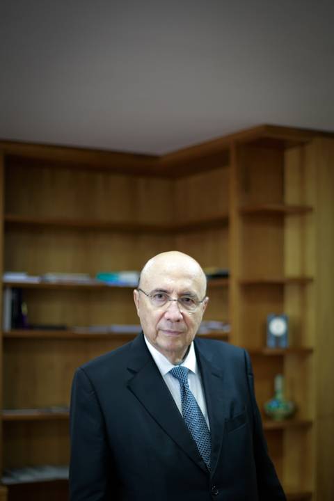 Retrato de Henrique de Campos Meirelles é um administrador, executivo da área financeira e político filiado ao Partido Social Democrático. É o atual Secretário da Fazenda e Planejamento do Estado de São Paulo. Foto: Wenderson Araujo/Trilux'