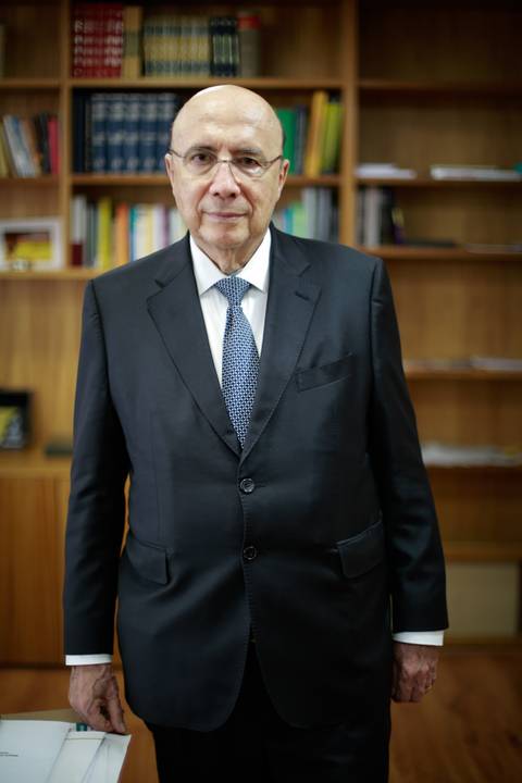 Retrato de Henrique de Campos Meirelles é um administrador, executivo da área financeira e político filiado ao Partido Social Democrático. É o atual Secretário da Fazenda e Planejamento do Estado de São Paulo. Foto: Wenderson Araujo/Trilux'