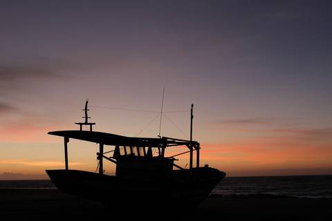 Barcos de pesca em Campos dos Goytacazes. Fotos: Wenderson Araujo/Trilux'