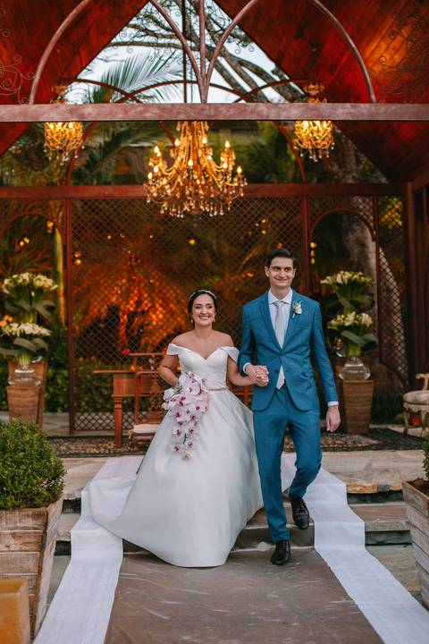 buque da noiva de orquideas'