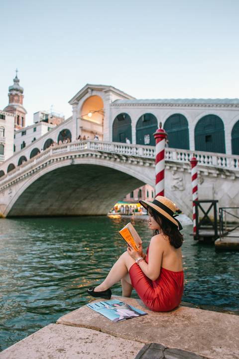 Fotografa brasileira na Itália'