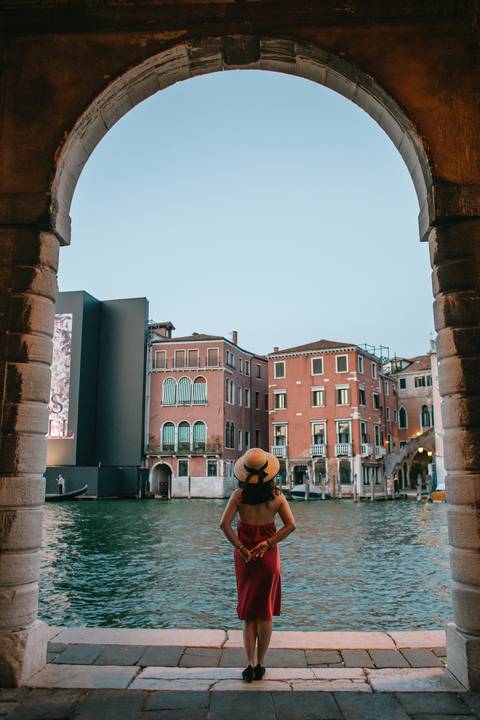 Photograph in Venice'