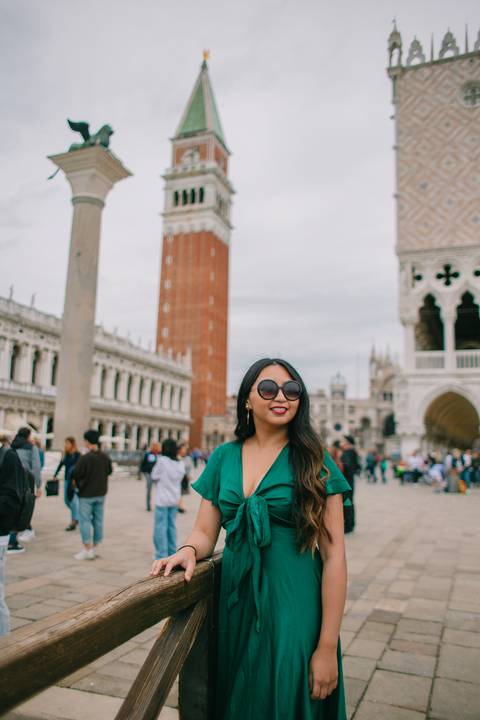 Fotografa brasileira na Itália'