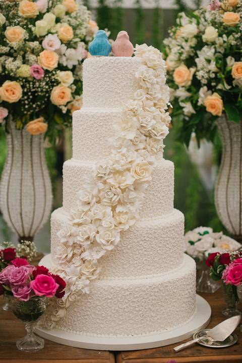 maquete bolo de casamento'