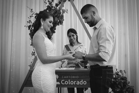 votos do casal no casamento civil'