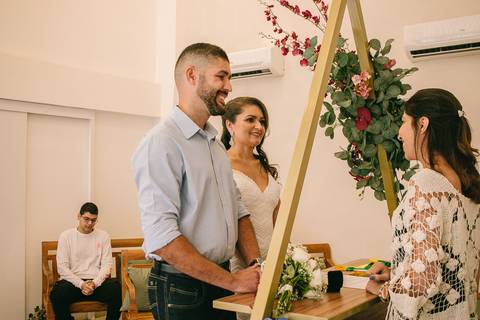 Decoração do cartório'