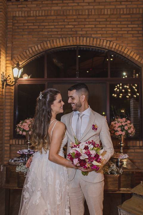 decoração de casamento simples'