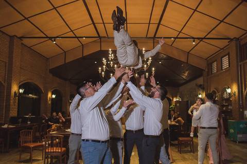 fotos com os padrinhos'