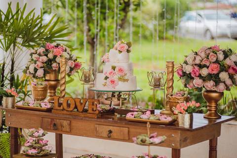 decoração de mini wedding'