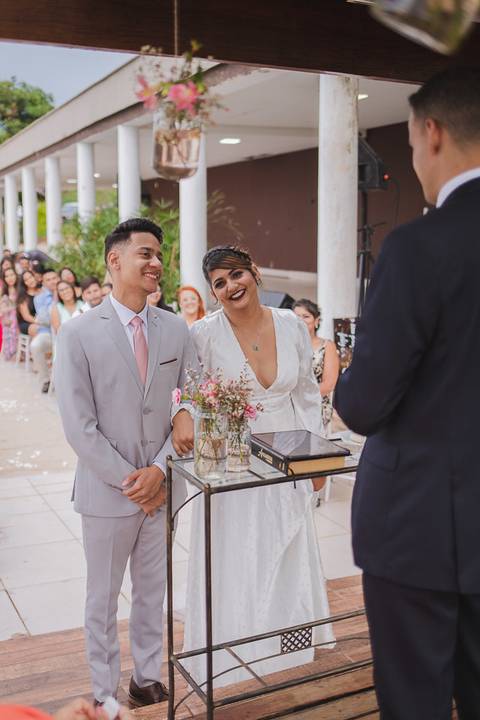 decoração simples de casamento'