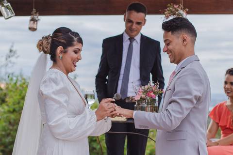 troca das alianças '