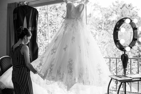 mãe da noiva - vestido da noiva'