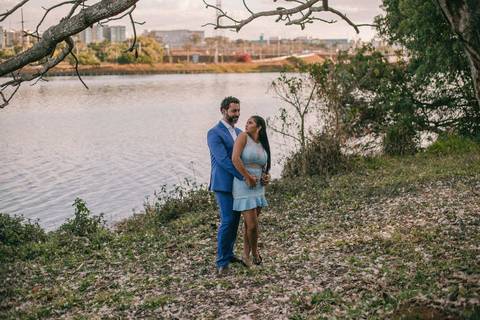 previa do casal no parque do lago norte'