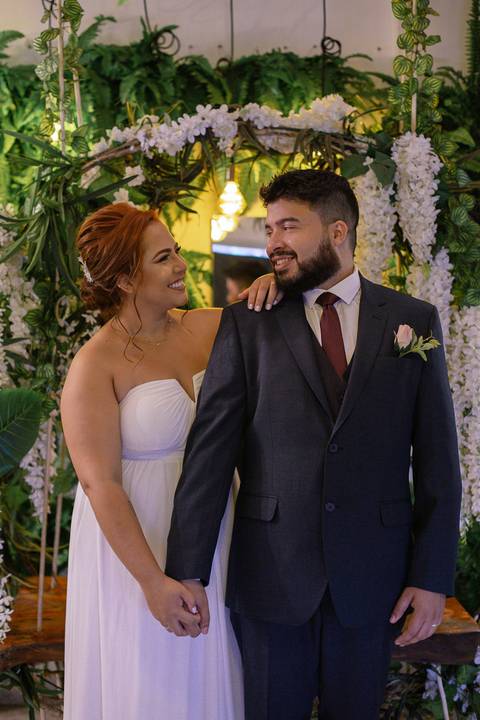 vestido de noiva civil'