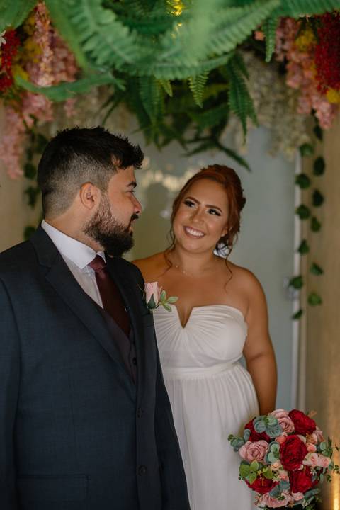 alianças dos noivos'